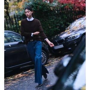 Zara Cashmere And Wool Blend Sweater, M, 6771/100/700